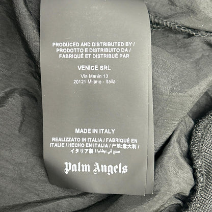 Palm Angels パームエンジェルス ブラック 両面ロゴ ナイロン ブルゾン/パンツ セットアップ スーツ セットアップ