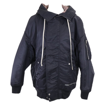 DARK SHADOW 【Excellent condition】DU02C5765 Hooded Long Bomber Jacket padded hooded long bomber jacket