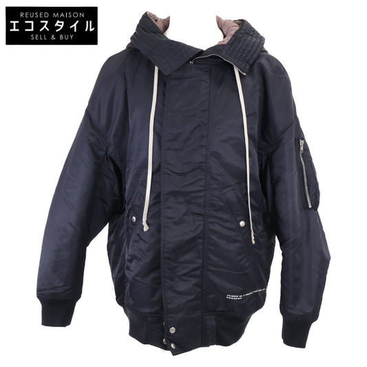 DARK SHADOW 【Excellent condition】DU02C5765 Hooded Long Bomber Jacket padded hooded long bomber jacket