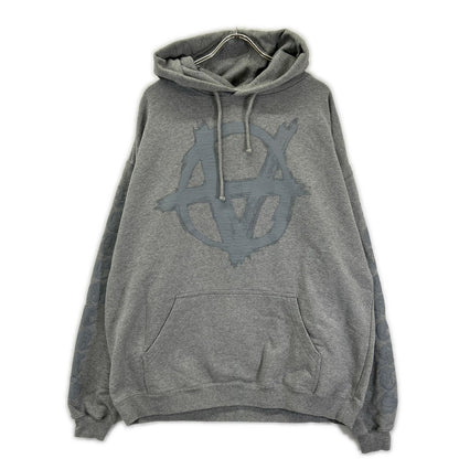 VETEMENTS ヴェトモン 22AW グレー DOUBLE ANARCHY LOGO トップス
