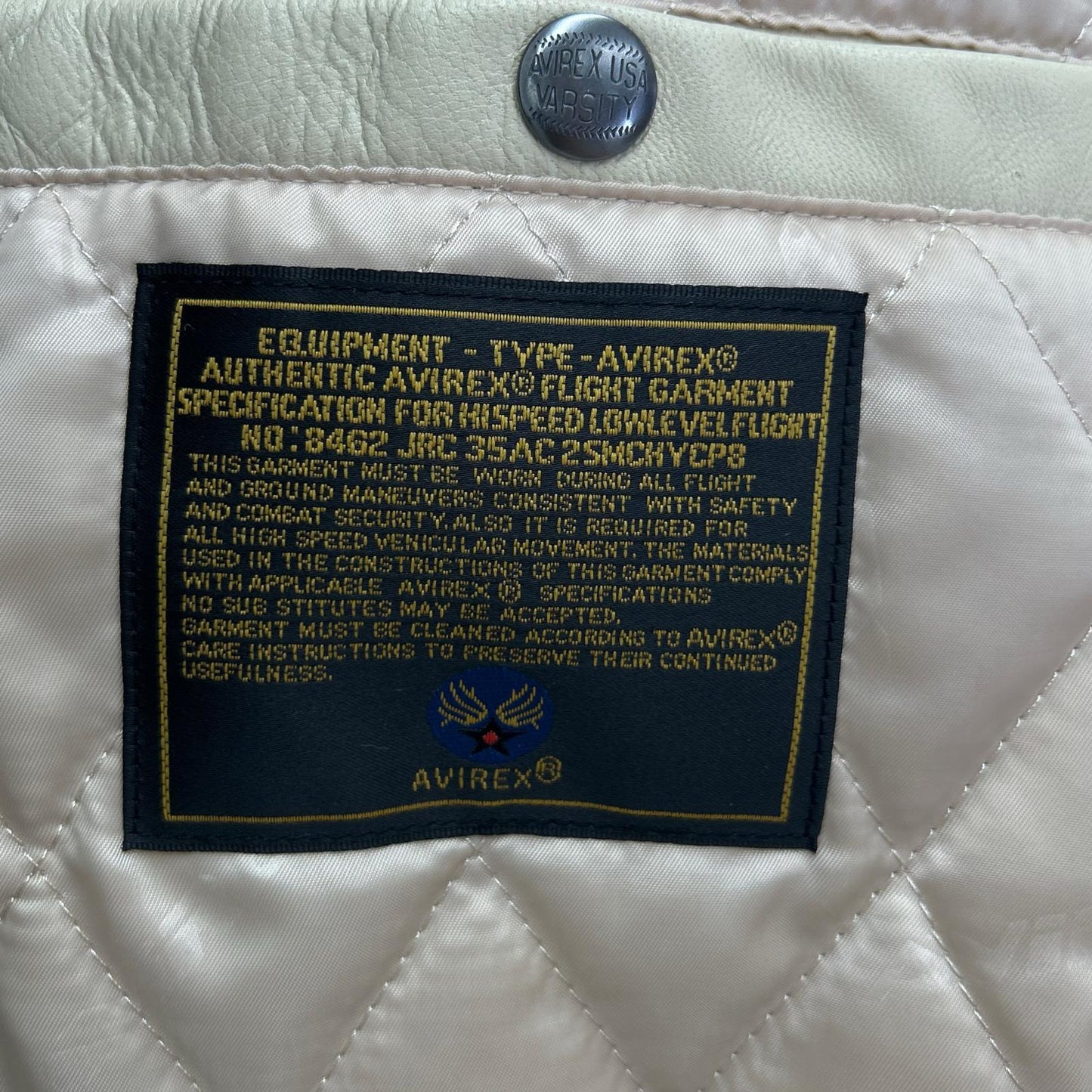 AVIREX アヴィレックス 783ー3250095 MLVINCE LEATHER JACKET レザージャケット ジャケット