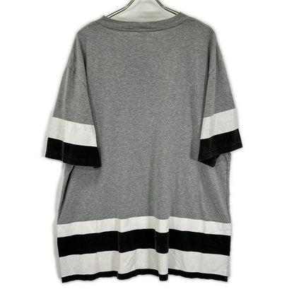 CELINE セリーヌ 2X41F671Q グレー コットン プリントTシャツ