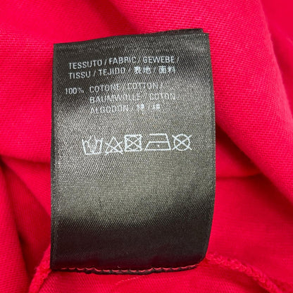 BALENCIAGA バレンシアガ 20年製 レッド LOGO Tシャツ トップス