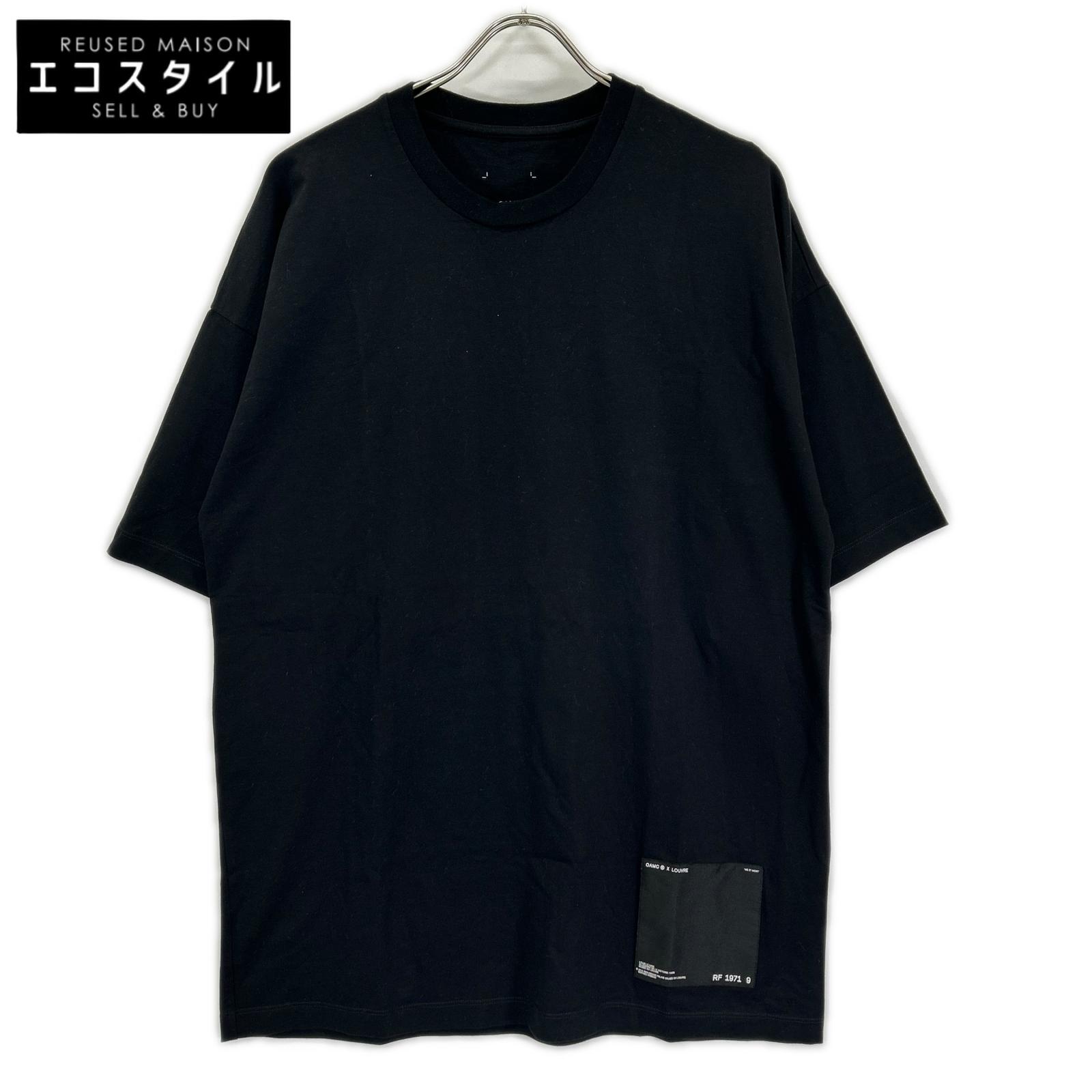 OAMC オーエーエムシー ×ルーブル美術館 22SS ブラック Tシャツ トップス