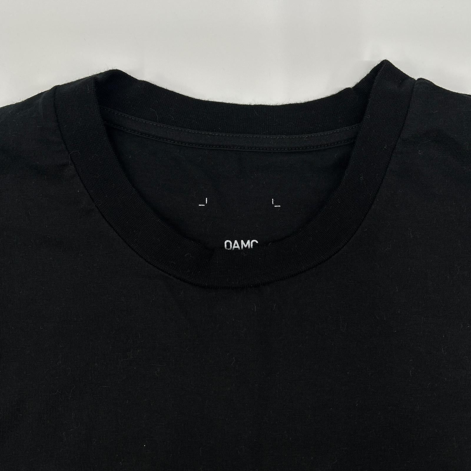OAMC オーエーエムシー ×ルーブル美術館 22SS ブラック Tシャツ トップス