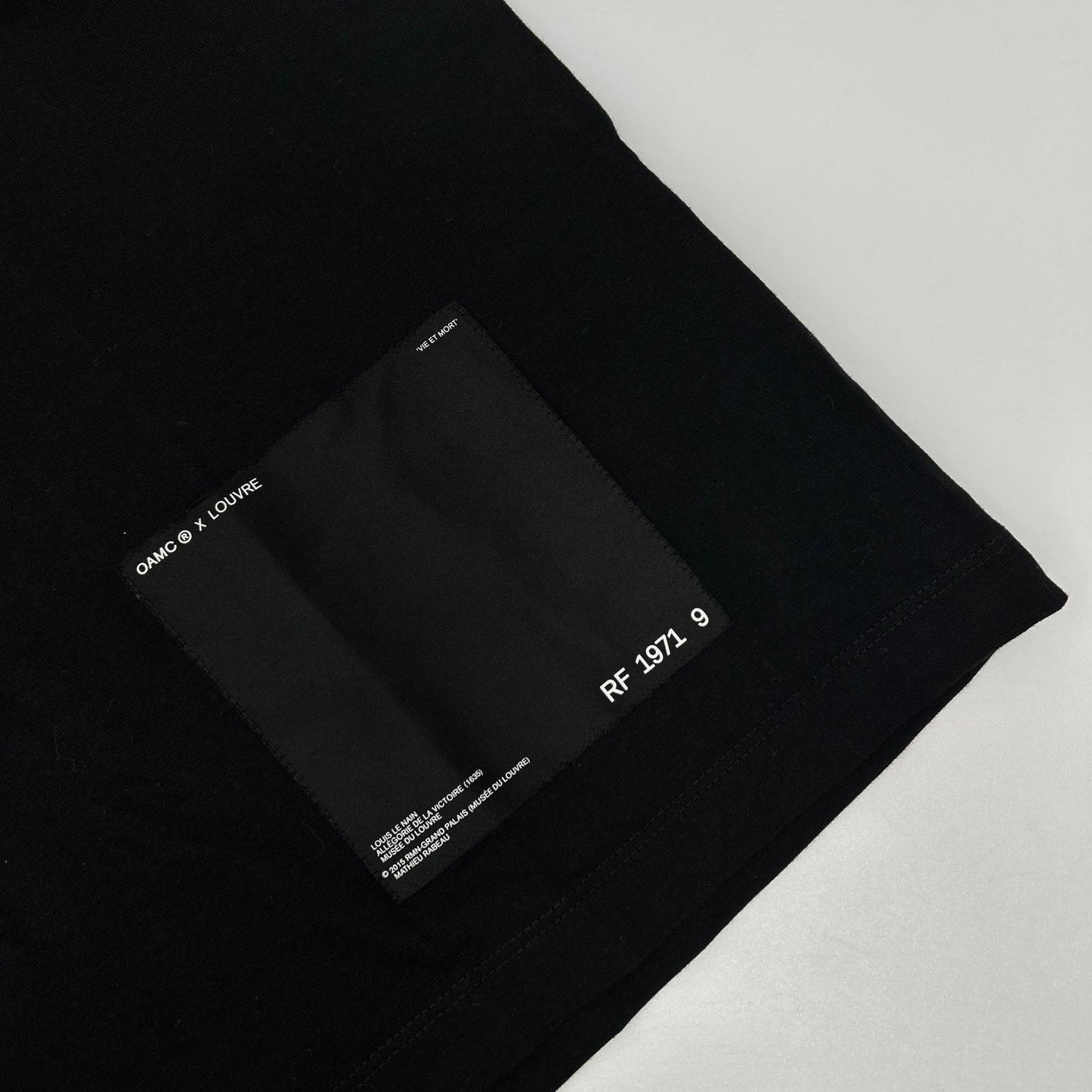 OAMC オーエーエムシー ×ルーブル美術館 22SS ブラック Tシャツ トップス