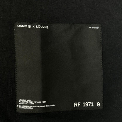 OAMC オーエーエムシー ×ルーブル美術館 22SS ブラック Tシャツ トップス