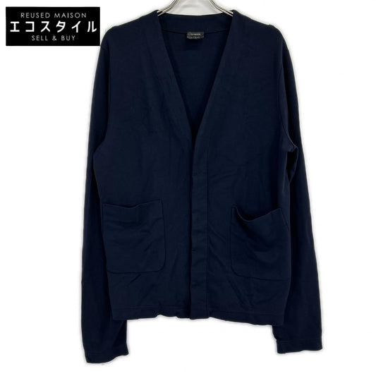 JILSANDER ジルサンダー 700705 ネイビー コットン カーディガン トップス