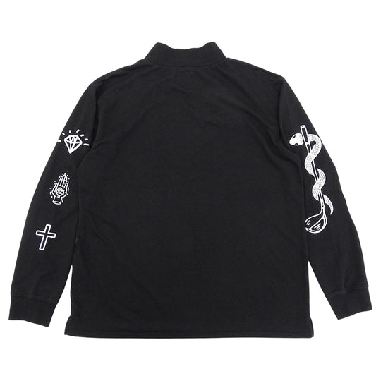 その他ブランド ロングスリーブ カットソー トップス メンズ ブラック 2XL トップス