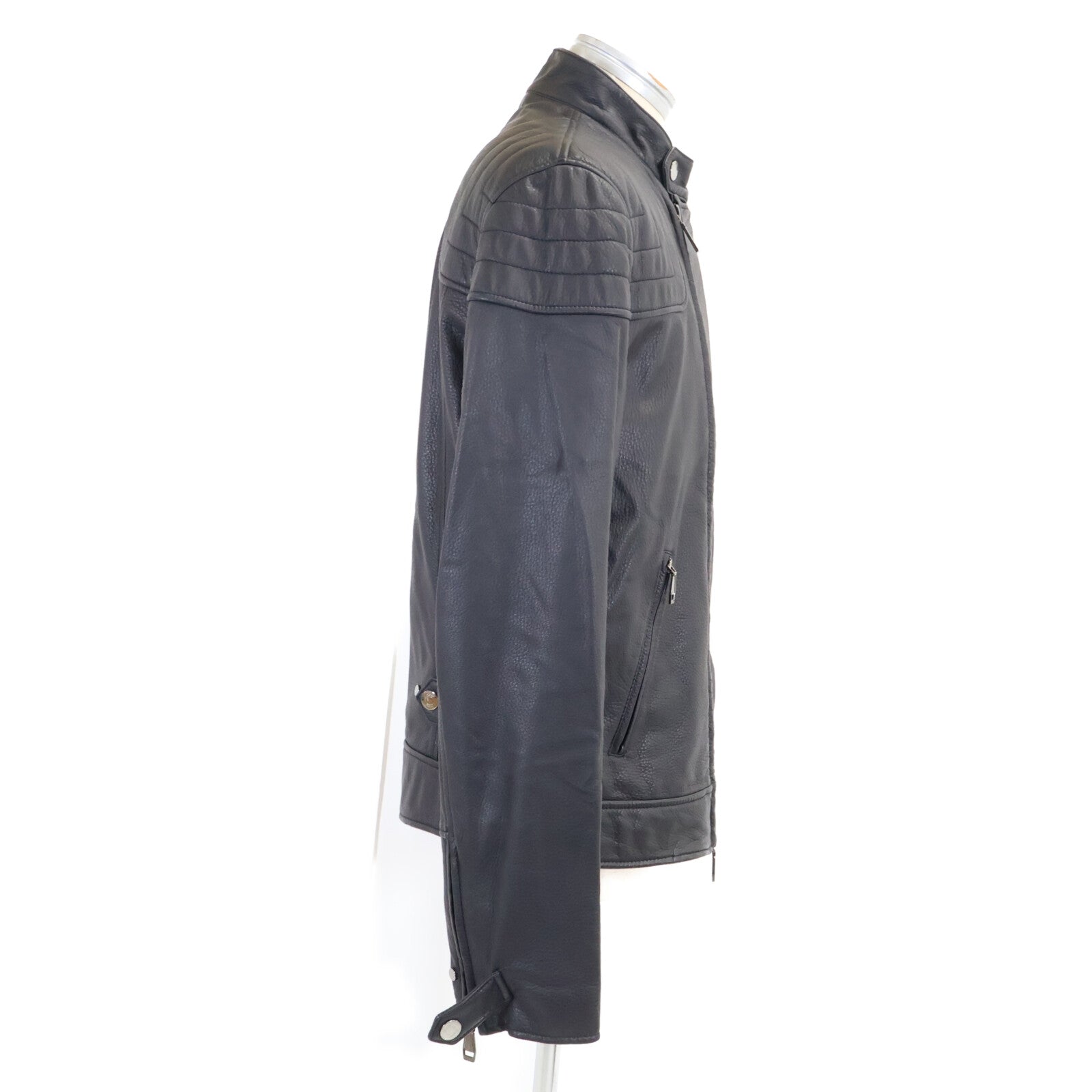 Brioni ブリオーニ 【美品】ディアスキン シングルライダースジャケット ジャケット