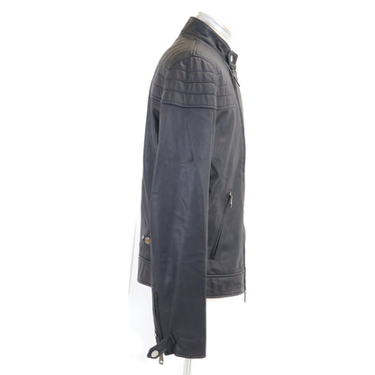 Brioni ブリオーニ 【美品】ディアスキン シングルライダースジャケット ジャケット