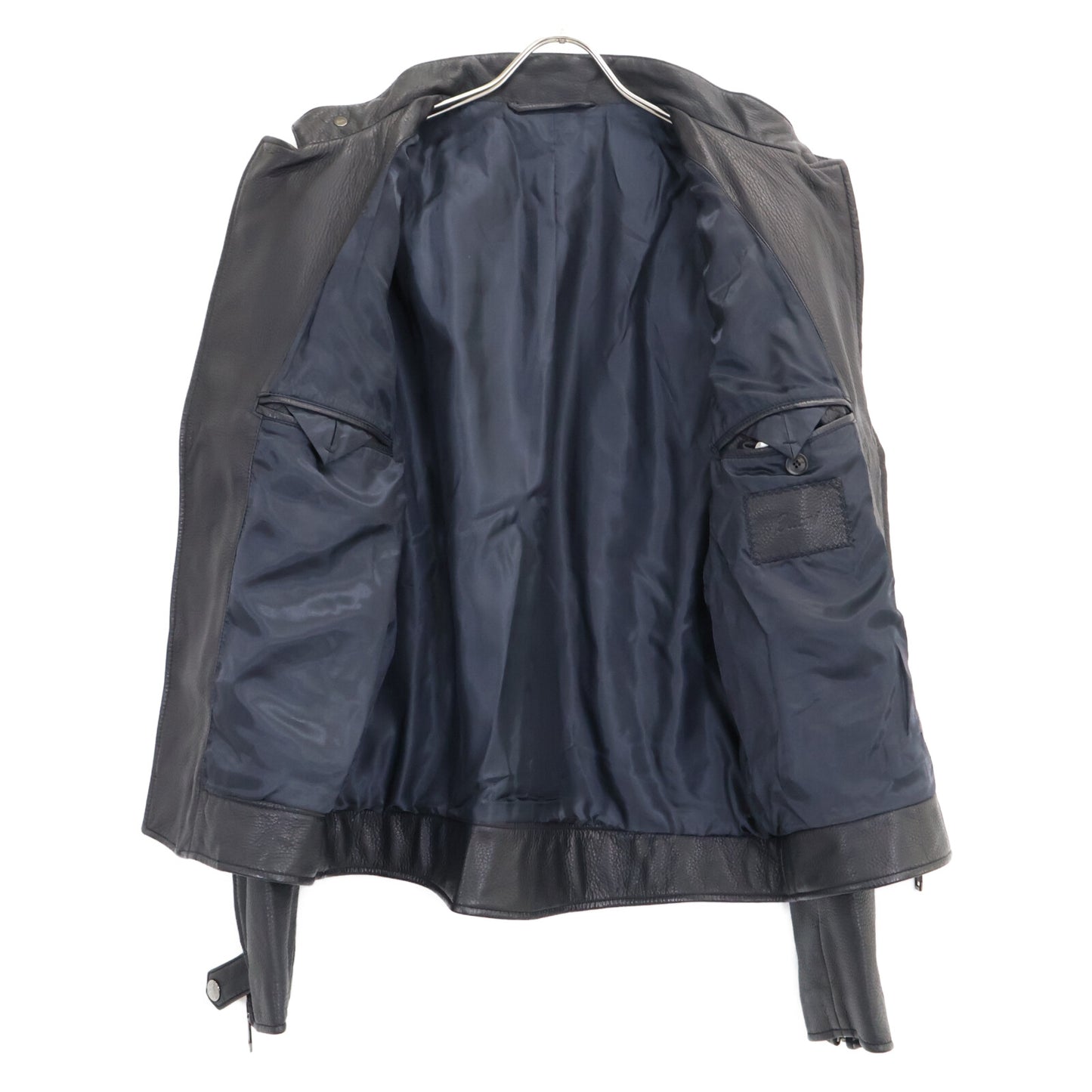 Brioni ブリオーニ 【美品】ディアスキン シングルライダースジャケット ジャケット