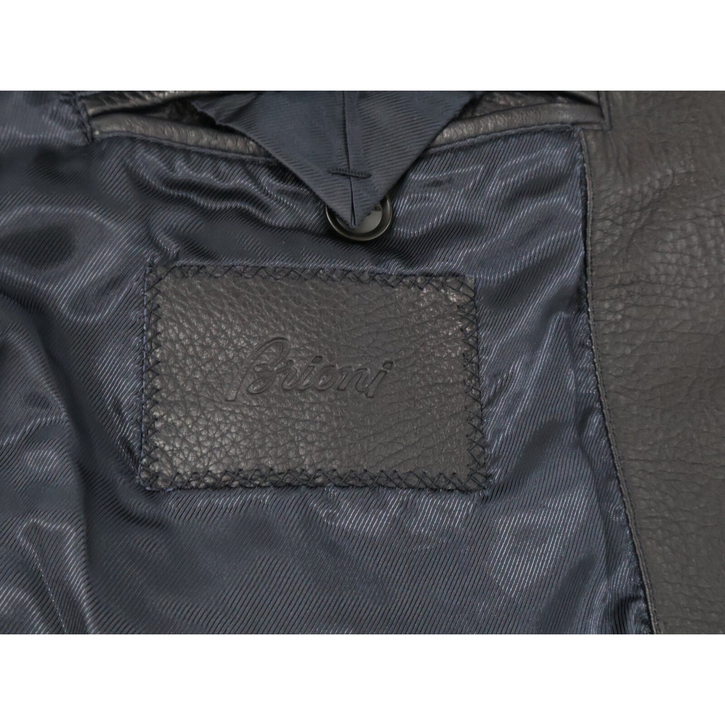 Brioni ブリオーニ 【美品】ディアスキン シングルライダースジャケット ジャケット