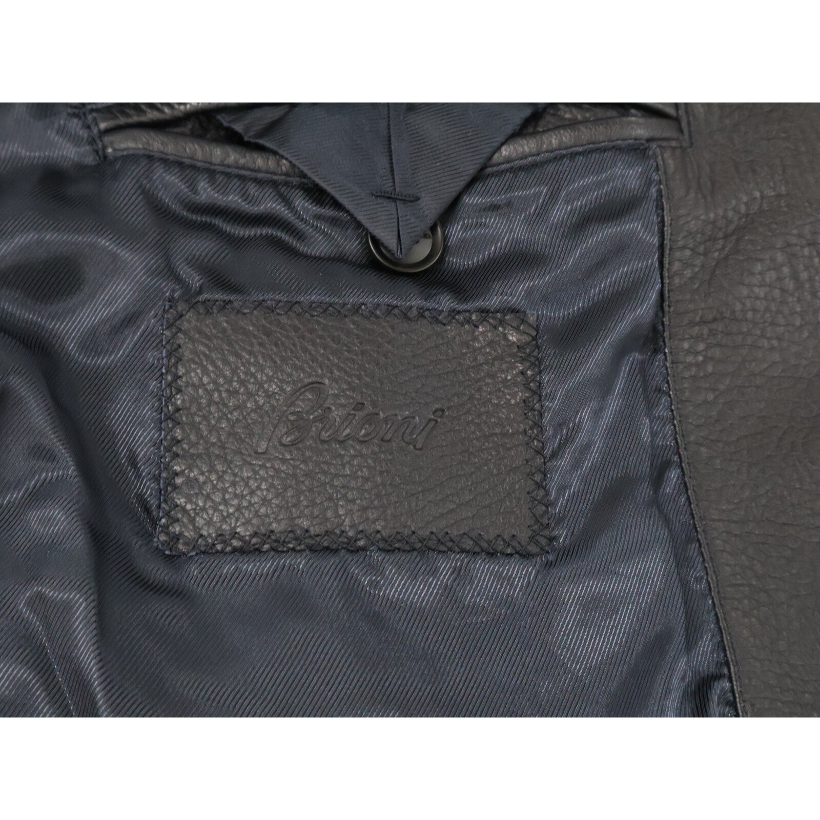Brioni ブリオーニ 【美品】ディアスキン シングルライダースジャケット ジャケット