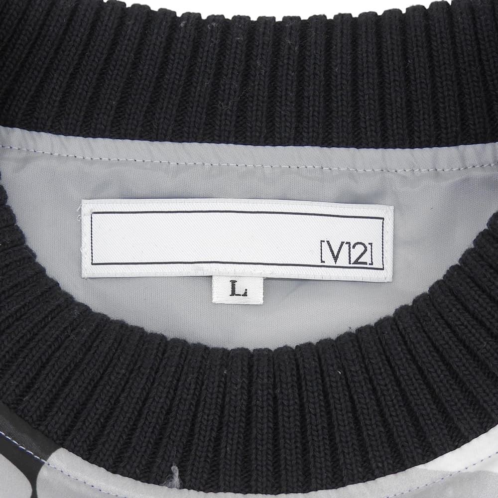 V12 ヴィートゥエルブ カモフラ プルオーバー トップス メンズ グレー L トップス
