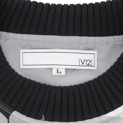 V12 ヴィートゥエルブ カモフラ プルオーバー トップス メンズ グレー L トップス