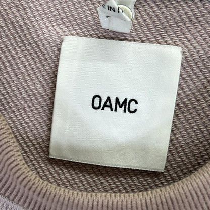 OAMC オーエーエムシー ピンク系 バックプリント ロングスリーブ トレーナー トップス