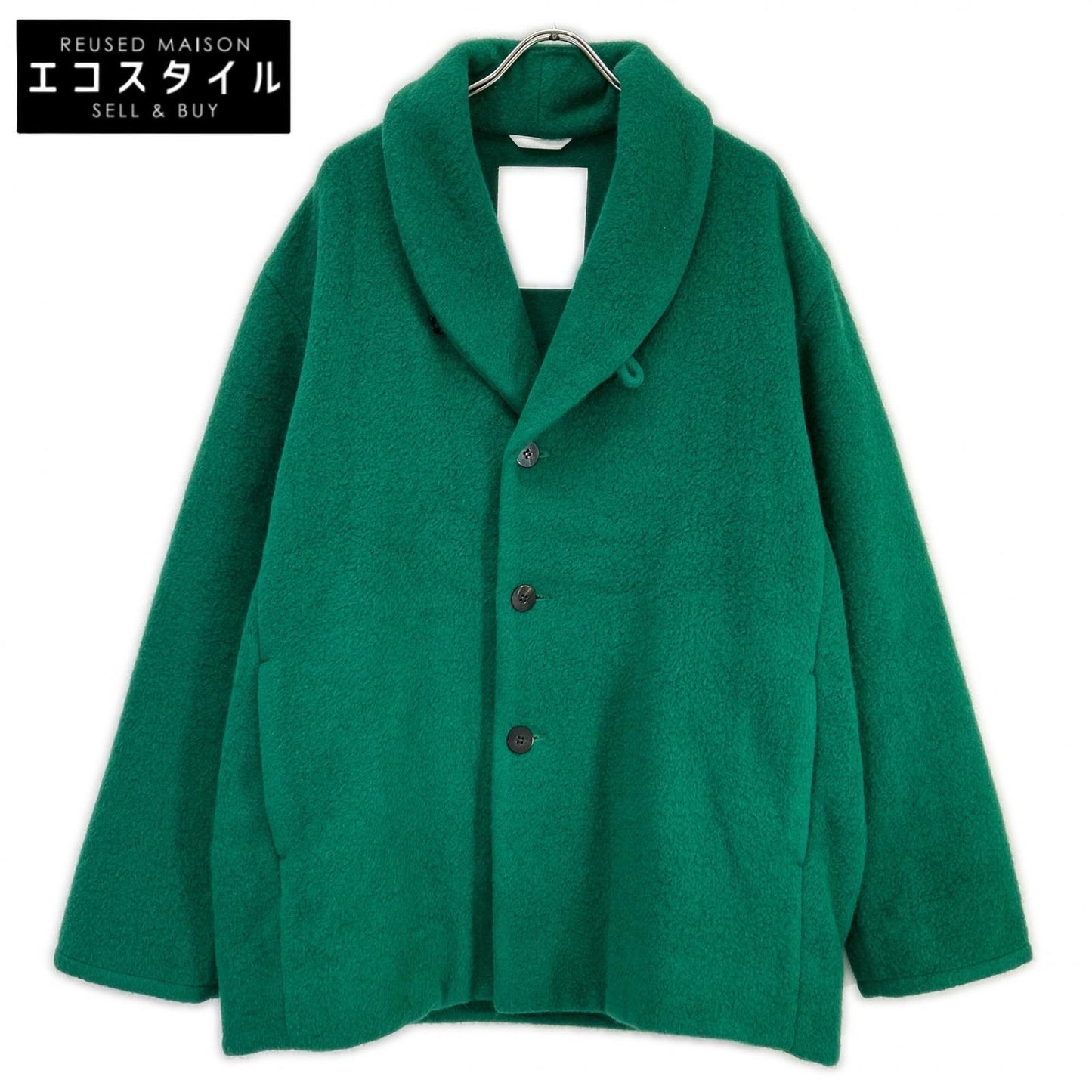 OVERCOAT オーバーコート F21C010SH グリーン ショールカラー コート コート