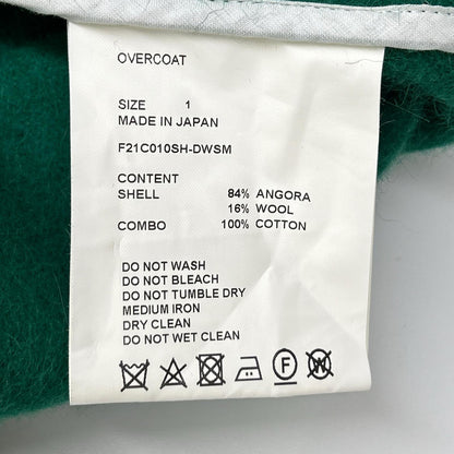OVERCOAT オーバーコート F21C010SH グリーン ショールカラー コート コート