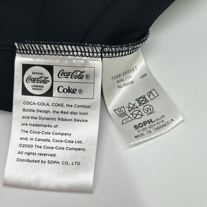 F.C.Real Bristol エフシーリアルブリストル ×コカ・コーラ ブラック ポロシャツ トップス