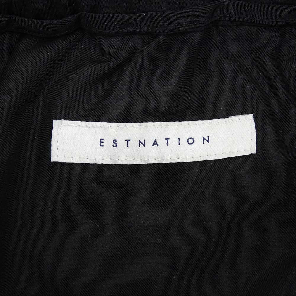 ESTNATION エストネーション ナイロン パンツ ボトムス メンズ ブラック M ボトムス