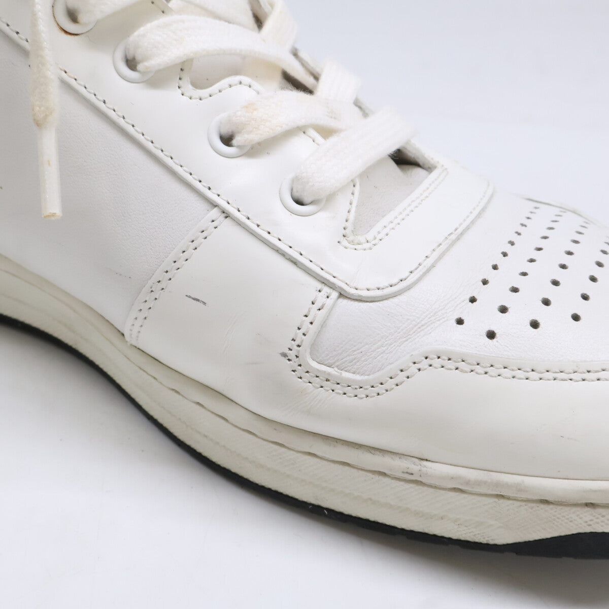 PRADA Prada Triangle-Logo-Plate High-Top Sneakers Shoes