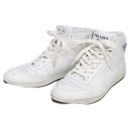 PRADA Prada Triangle-Logo-Plate High-Top Sneakers Shoes