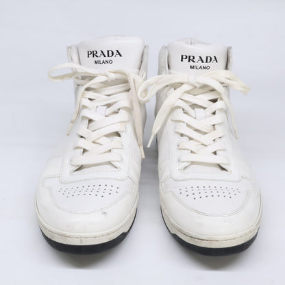 PRADA Prada Triangle-Logo-Plate High-Top Sneakers Shoes