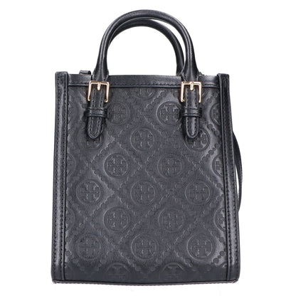 Tory Burch トリーバーチ ラフィアｘレザー チェーンショルダー ハンドバッグ