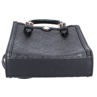 Tory Burch トリーバーチ ラフィアｘレザー チェーンショルダー ハンドバッグ