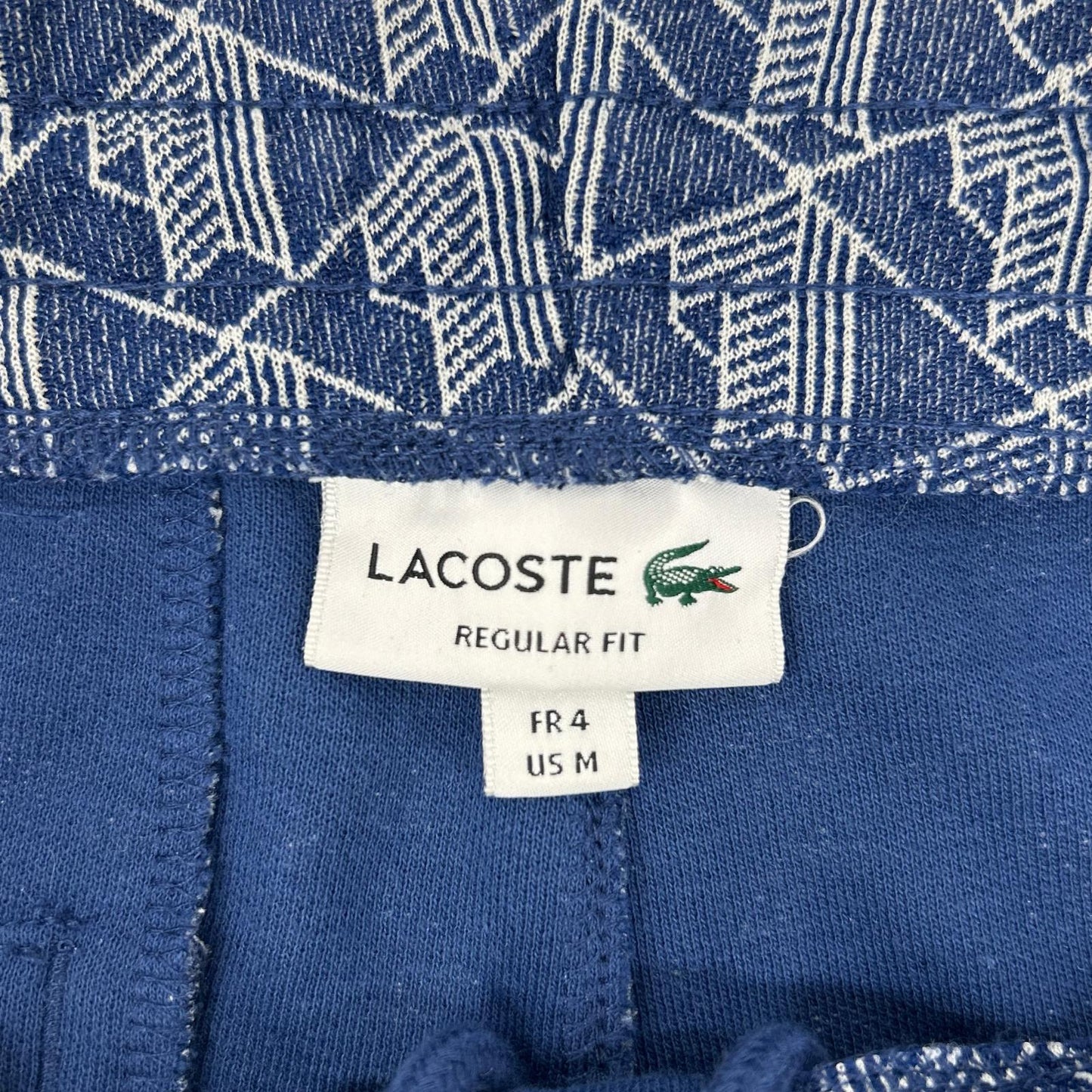 Lacoste ラコステ XH1440 サイドテーピングモノグラムジャカードトラックパンツ ボトムス