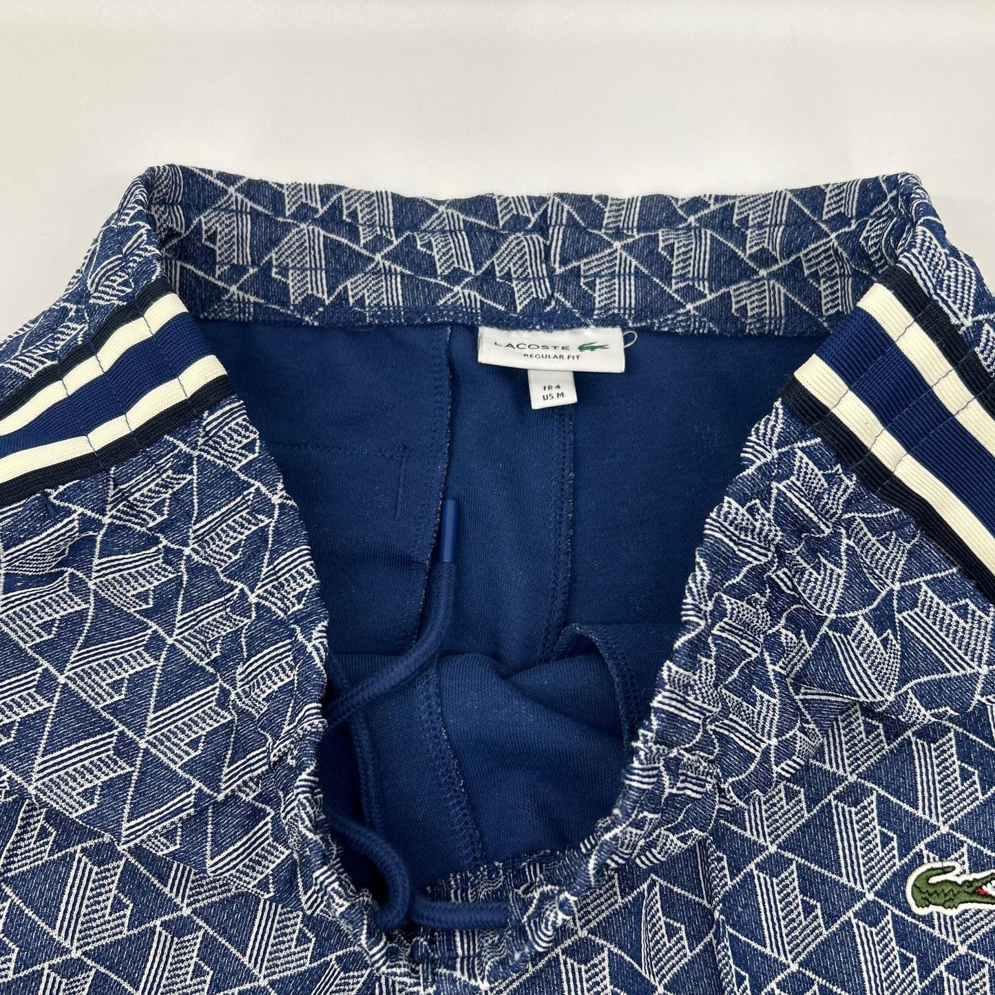 Lacoste ラコステ XH1440 サイドテーピングモノグラムジャカードトラックパンツ ボトムス