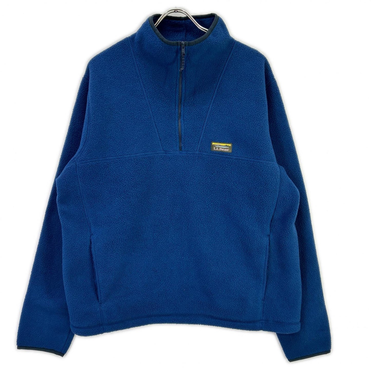 L.L.Bean エルエルビーン ブルー ハーフジップ カタディン フリースプルオーバー トップス