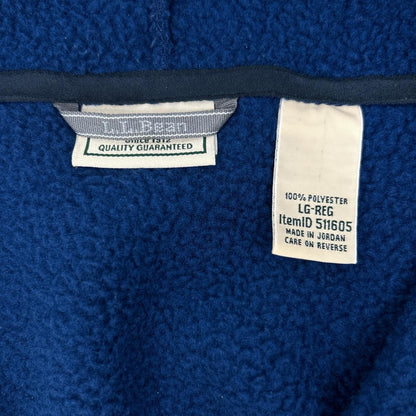 L.L.Bean エルエルビーン ブルー ハーフジップ カタディン フリースプルオーバー トップス