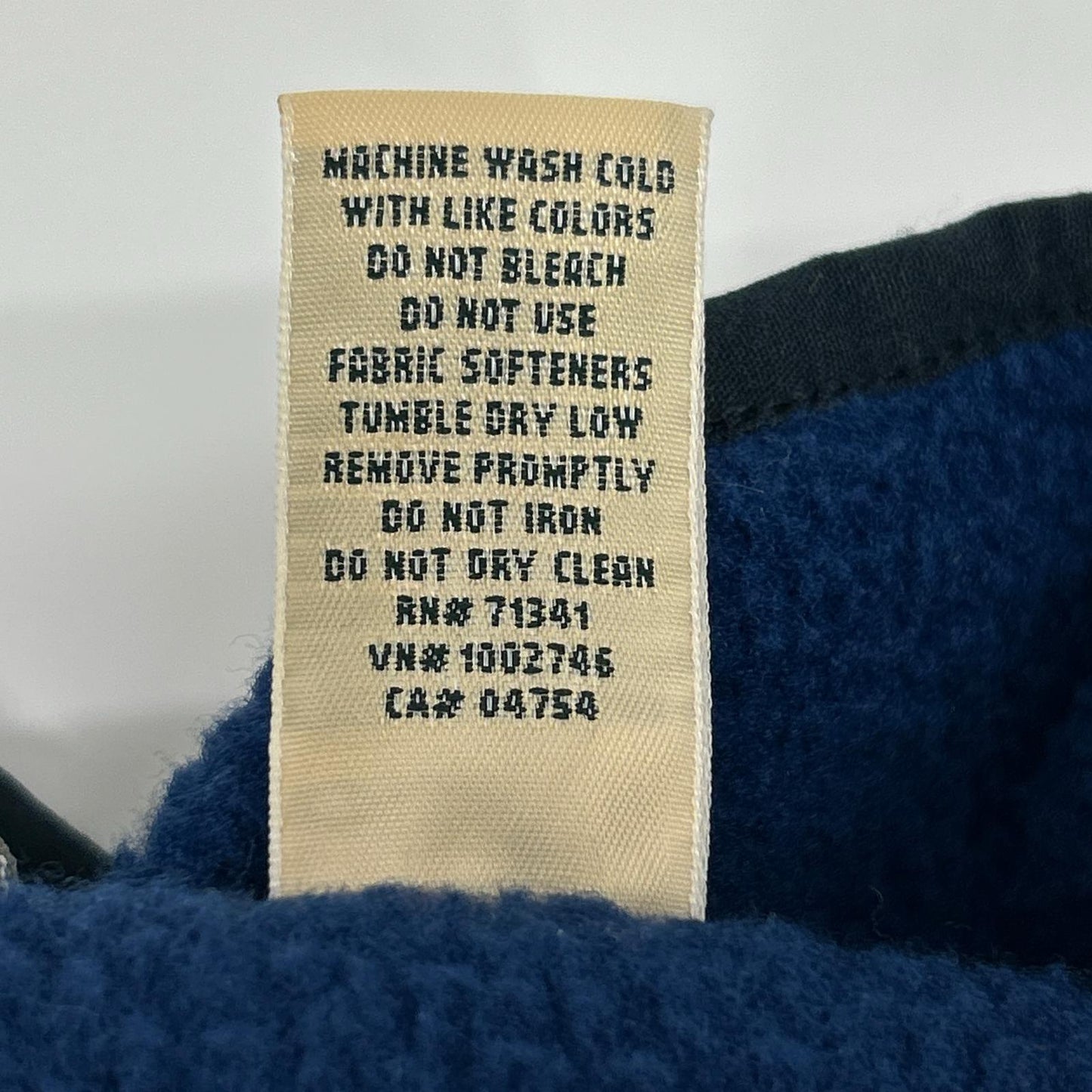 L.L.Bean エルエルビーン ブルー ハーフジップ カタディン フリースプルオーバー トップス