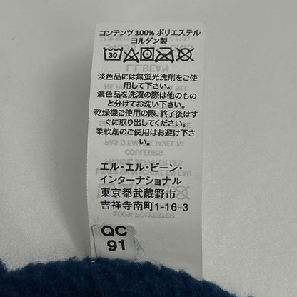 L.L.Bean エルエルビーン ブルー ハーフジップ カタディン フリースプルオーバー トップス