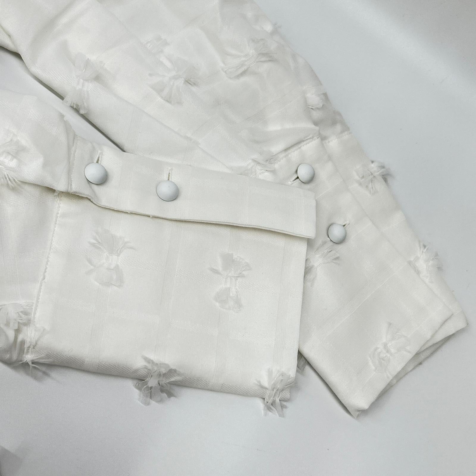 MOGA モガ 【新品】B0262EFB004 リボンテープジャガードブラウス トップス