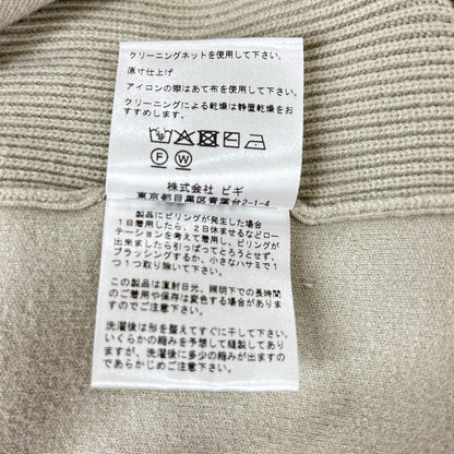MOGA モガ B0261BKW336 コームドコットンチュニックニット トップス