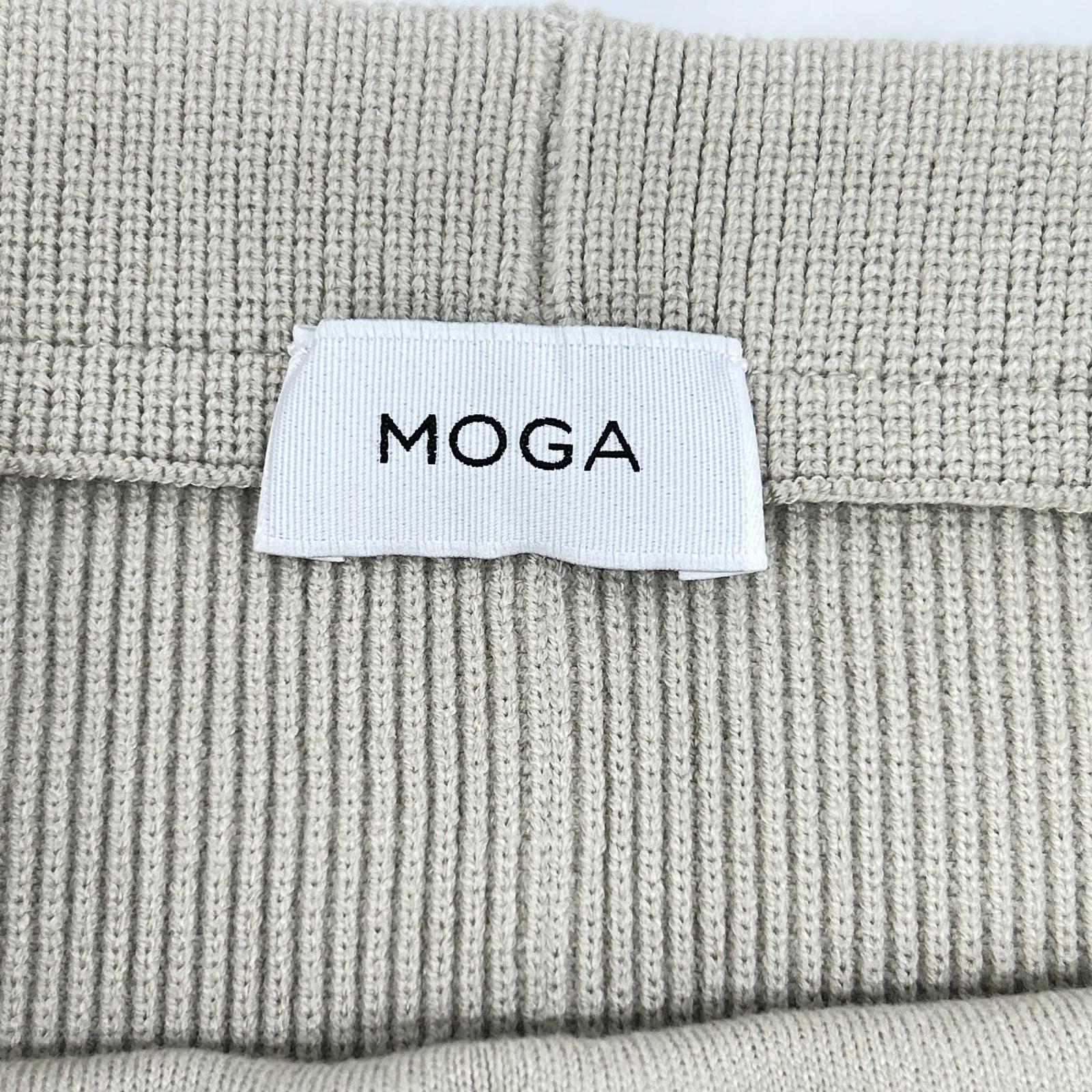 MOGA モガ B0261BKS337 コームドコットンニット スカート