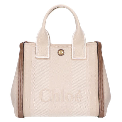 Chloe クロエ 美品 キャンバス Carry スモール 2WAY トートバッグ