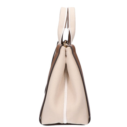 Chloe クロエ 美品 キャンバス Carry スモール 2WAY トートバッグ