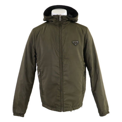 PRADA プラダ 【美品/国内正規/25年製】SGB224 トライアングルロゴプレート リバーシブル フーディジャケット ジャケット