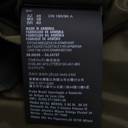PRADA プラダ 【美品/国内正規/25年製】SGB224 トライアングルロゴプレート リバーシブル フーディジャケット ジャケット