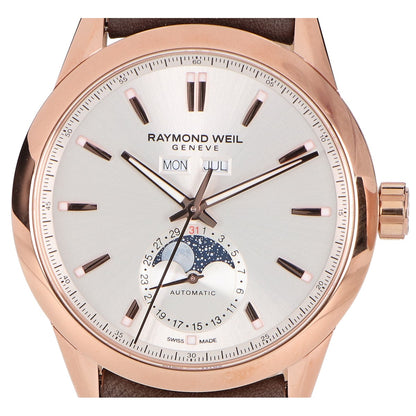 RAYMOND WEIL レイモンド ウェイル 新品同様 2766-PC5-64001 ムーンフェイズ フリーランサー コンプリートカレンダー 自動巻き 腕時計