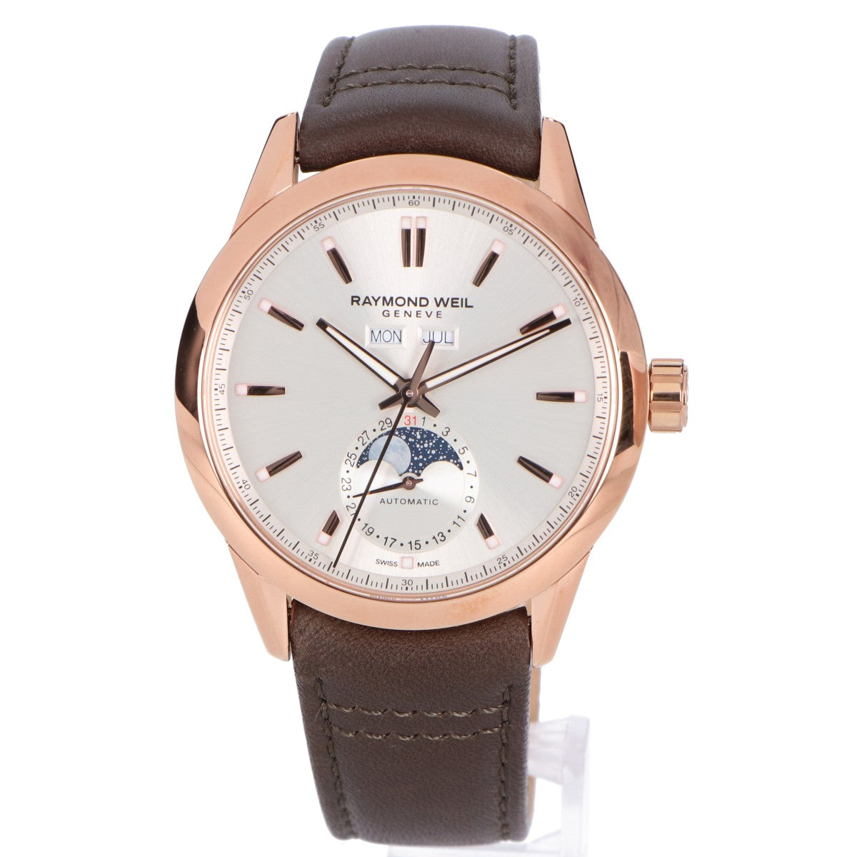 RAYMOND WEIL レイモンド ウェイル 新品同様 2766-PC5-64001 ムーンフェイズ フリーランサー コンプリートカレンダー 自動巻き 腕時計