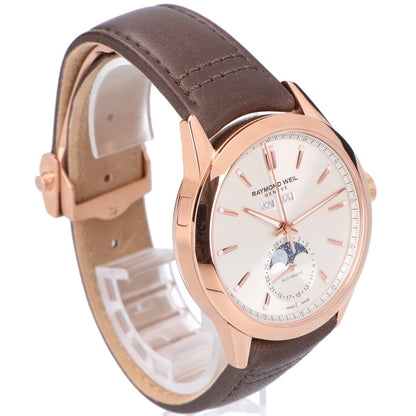 RAYMOND WEIL レイモンド ウェイル 新品同様 2766-PC5-64001 ムーンフェイズ フリーランサー コンプリートカレンダー 自動巻き 腕時計