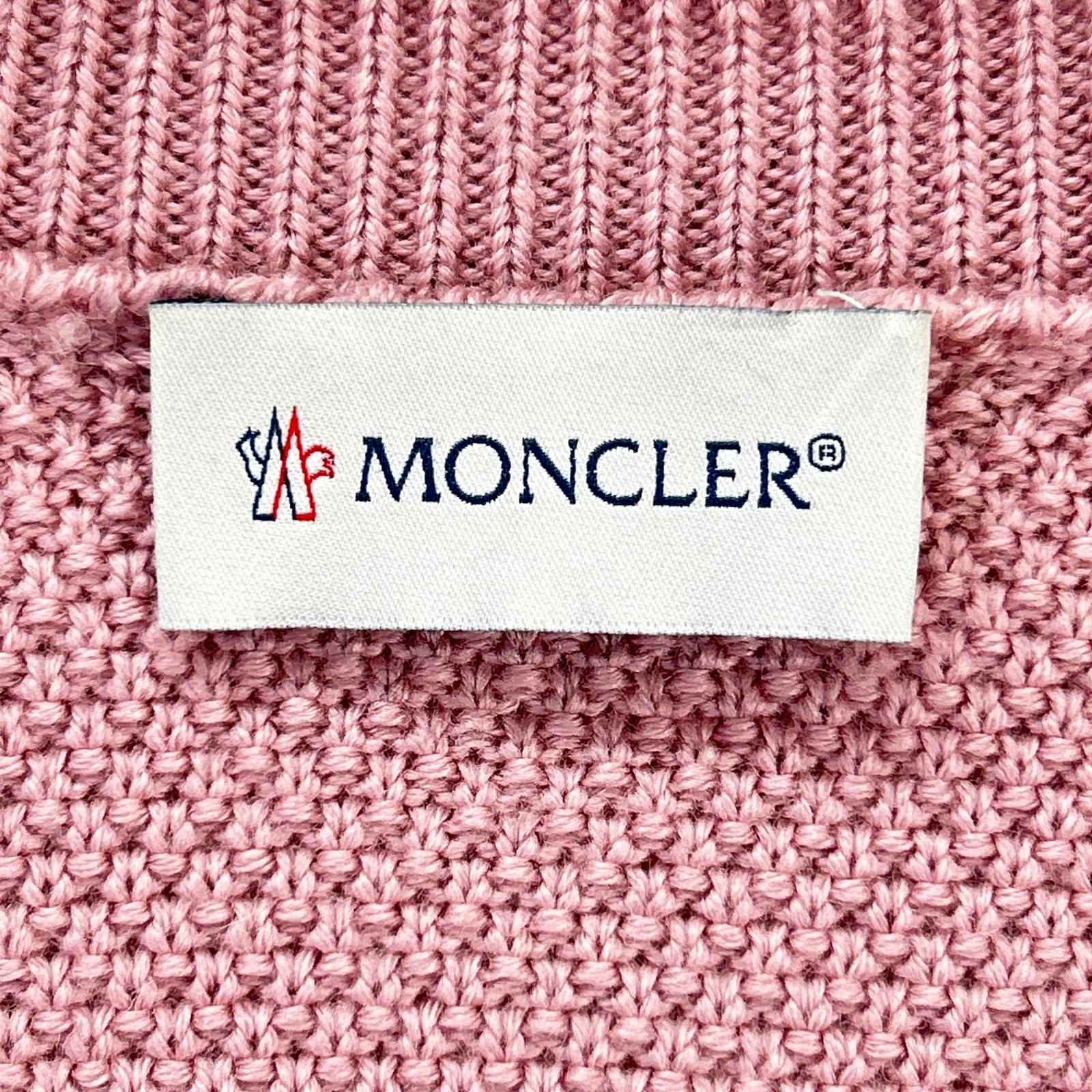 MONCLER Moncler 2017 pink MAGLONE TRICOT ALLA COREANA top