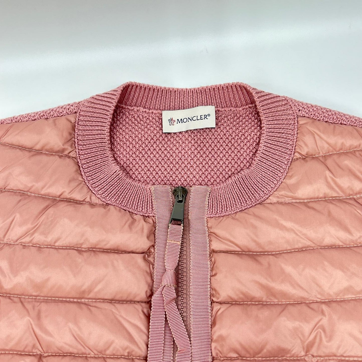 MONCLER モンクレール 17年製 ピンク MAGLONE TRICOT ALLA COREANA トップス