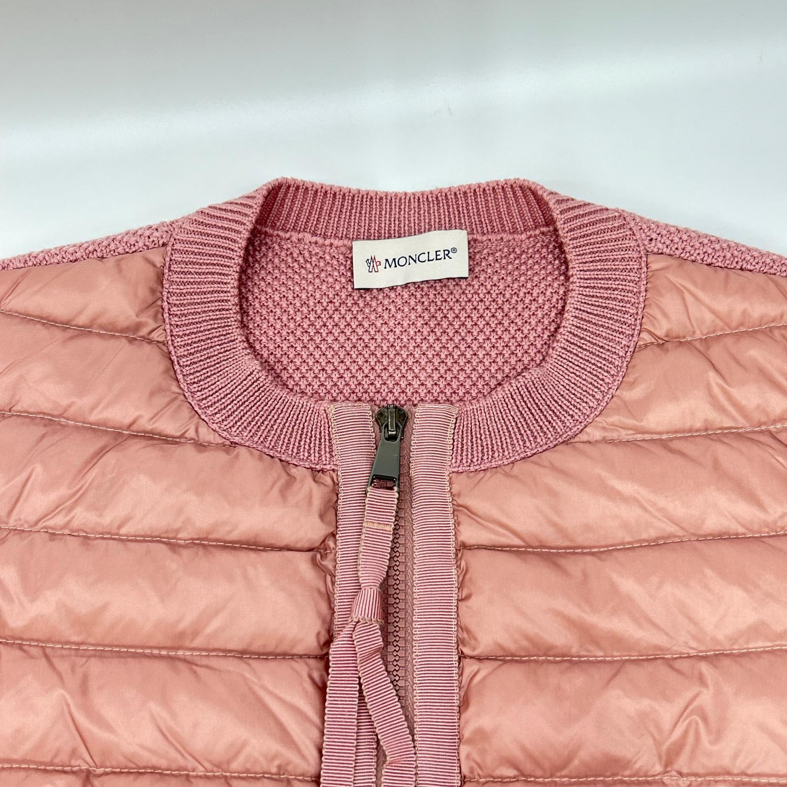 MONCLER モンクレール 17年製 ピンク MAGLONE TRICOT ALLA COREANA トップス