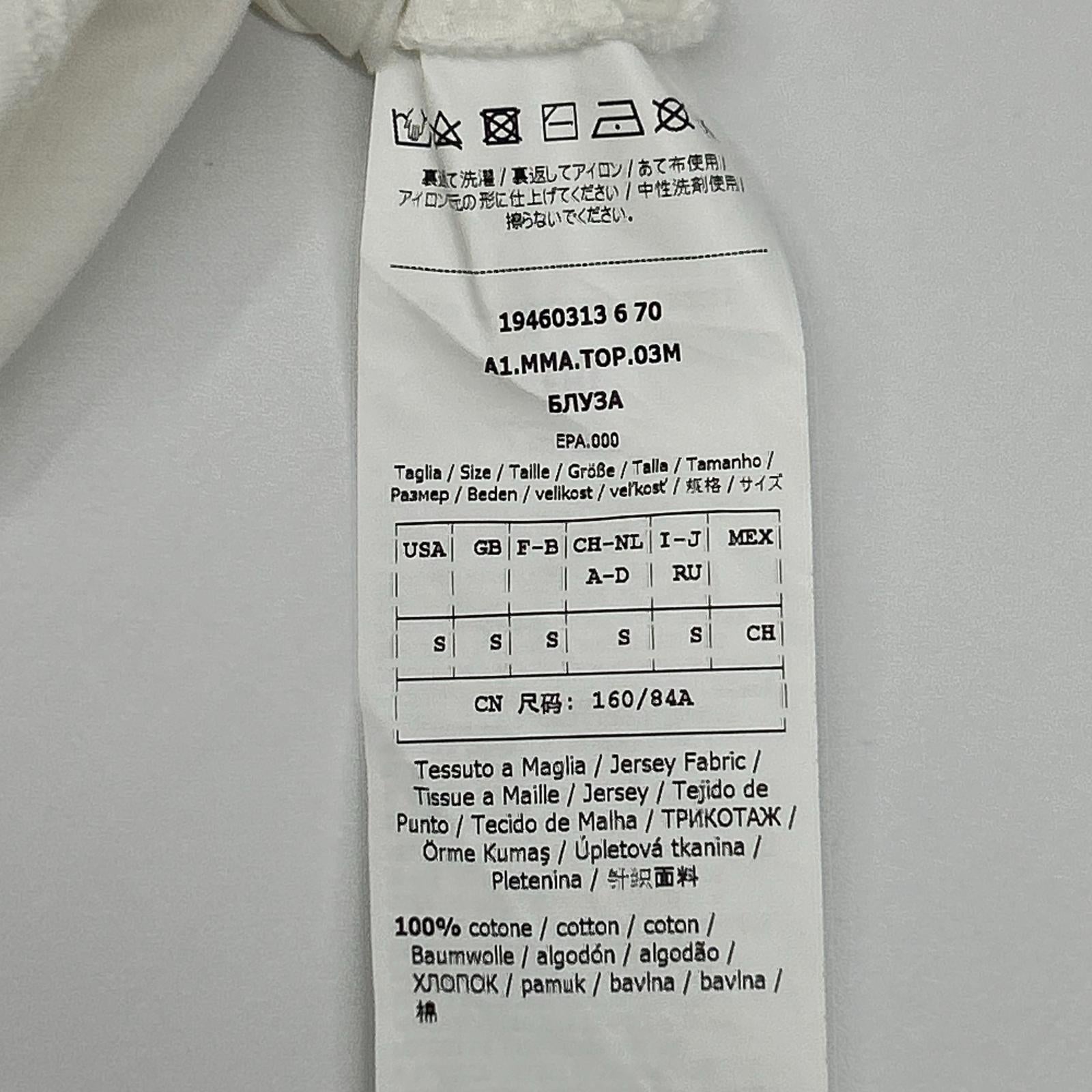 Max Mara マックスマーラ 19460313 ホワイト UNO DUE TRE Tシャツ トップス